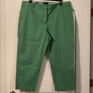 Spring Green Talbot Crop Pants
